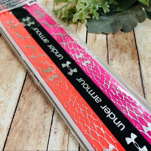 Under Armour Girls Headbands 3 Pk - Picture 2 of 4